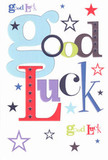 The buoyant spirit of encouragement radiates from this bright, playful good luck card, fitting perfectly within the artistic pulse of East Dulwich. The words 'Good Luck' ripple across a snowy backdrop in a lively mix of fonts and luminous colours-large, pastel blue letters tumble into lively reds, moss-greens, and sumptuous purples, each forming a joyous medley reminiscent of a painter working en plein air in Dulwich Park. Flecks of navy, lemony lime, and lilac stars dance across the white surface, conjuring the dreams, hopes, and excitement that fill the neighbourhood's beloved workshops. The smooth, high-quality texture is inviting beneath your fingertips, like opening a card from an East Dulwich market stall. Designed for milestones-perhaps a new job, a move across town, or the thrill of starting at a nearby college-this card brims with optimism, heartfelt community support, and the magic of believing in someone on their way to something extraordinary.